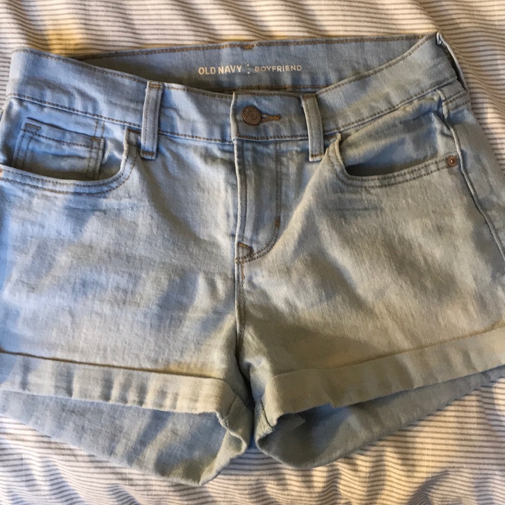 Old navy boyfriend jean shorts